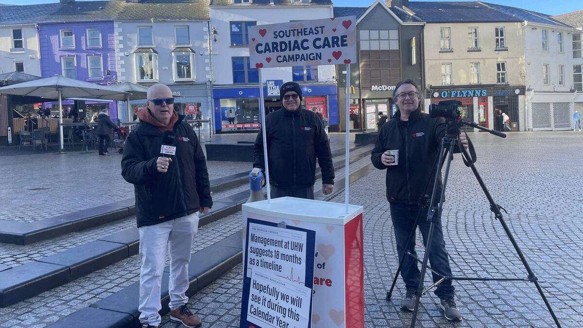'We were promised this would be sorted' - Waterford protest over ongoing wait for 24/7 cardiac care