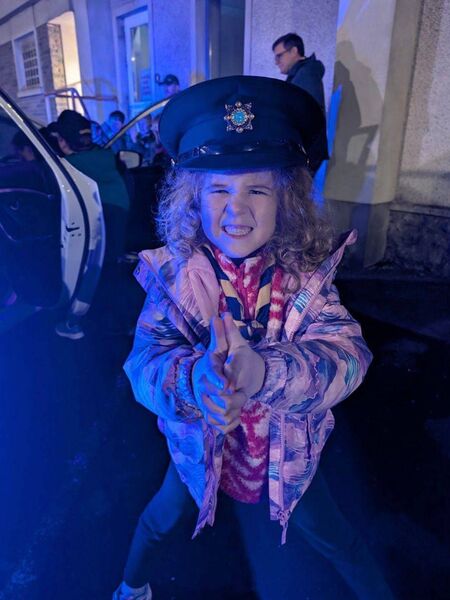 The 19th/29th St Mary’s Ballygunner Beavers visited Waterford Garda Station. Pic: An Garda Síochána Waterford FB