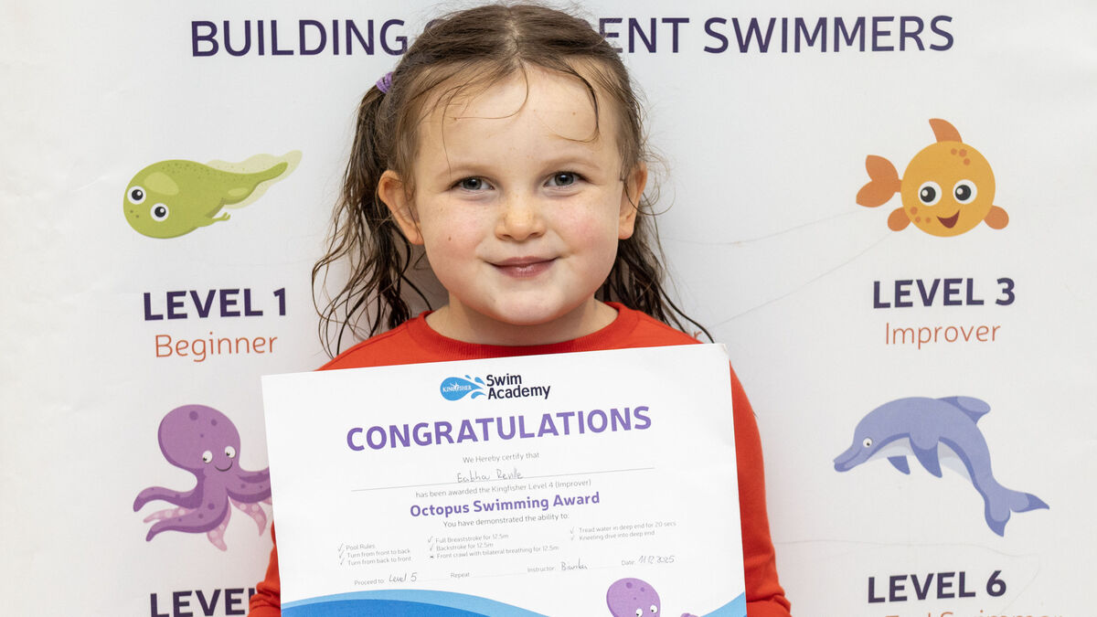 In Photos: Kingfisher Swimming Certificate Presentations