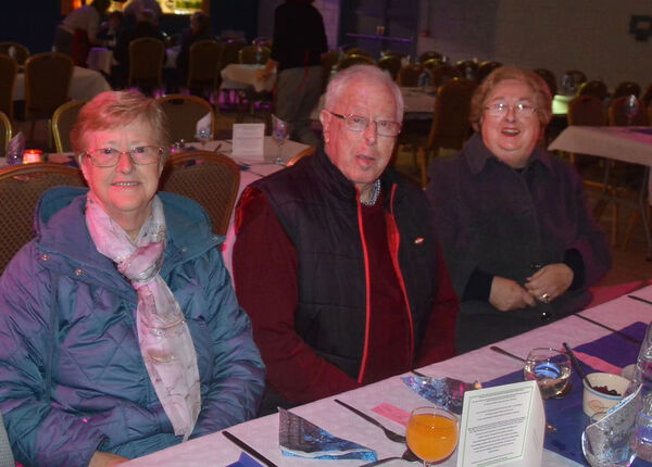  Gemma Donovan, John and Minnie McGrath, at the Kill Community Complimentary Christmas Meal event.