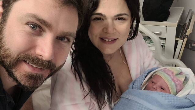 <p>Mariana, Bruno and baby Felipe</p>