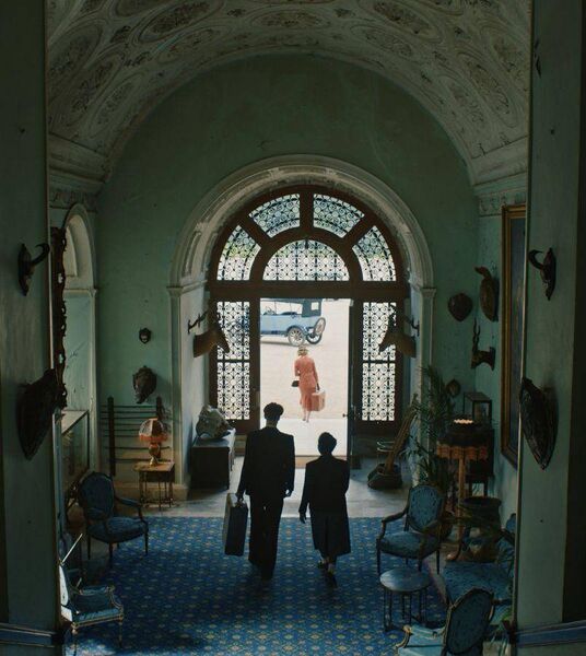 The entrance hall at Curraghmore House, as dressed for ‘This is not a Murder Mystery’.