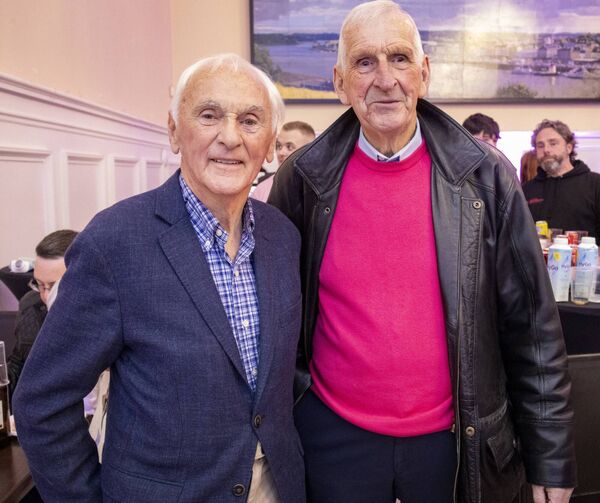 John Thompson and Nicky Cummins, pictured at the Theatre Royal for the launch of Waterford Panto Society's 40th Anniversary Show earlier this year. Photo: Joe Evans John Thompson and Nicky Cummins, pictured at the Theatre Royal for the launch of Waterford Panto Society's 40th Anniversary Show earlier this year. Photo: Joe Evans