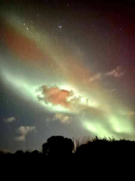 The Northern Lights were spectacular across the Waterford sky. Pic: Joe Evans