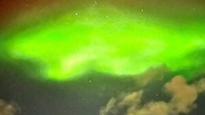 Northern Lights illuminate the skies over Waterford