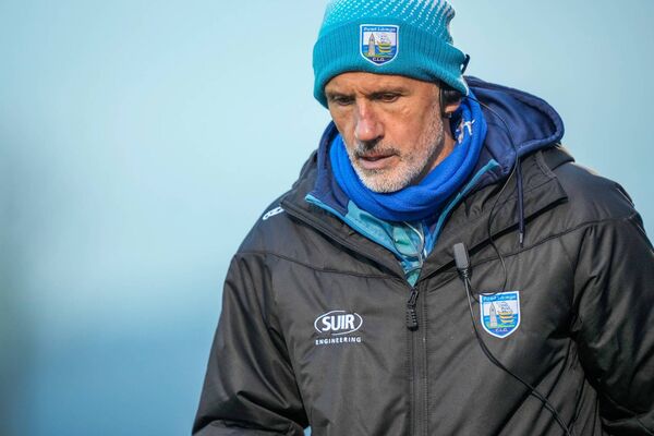 Waterford manager Peter Queally during the game against Limerick in the Munster Hurling League final. 