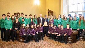 WATCH: SETU Youth Choir receives Mayoral reception in Waterford's City Hall