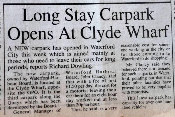 Staff photographer, Joe Evans, is going to look back through the archives of Waterford News &amp; Star to compile galleries of photos from Waterford's past