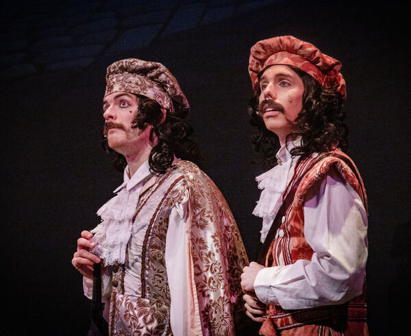  Kieran Walsh and Adam O'Neill (Danny &amp; Dinny) in Waterford Panto Society's 40th anniversary production, Cinderella, at the Theatre Royal.