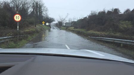 Serious flooding on roads across Waterford