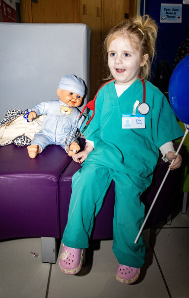 Dr. Ellie, at the Juniors for Juniors, Teddy Bear Hospital. Photo: Joe Evans Dr. Ellie, at the Juniors for Juniors, Teddy Bear Hospital. Photo: Joe Evans