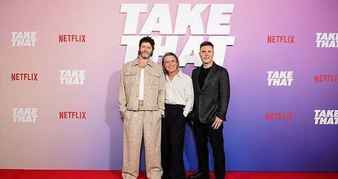 Take That surprise fans with performance at special London screening
