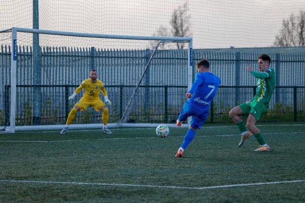 Waterford's Evan McLaughlin fires home the goal that ensured victory for the Blues against Kerry.