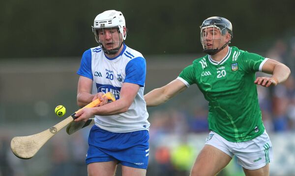 Waterford’s Shane Bennett in action against Limerick's Aidan O’Connor. 