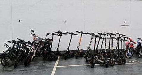 Gardaí seize scooters, scramblers and €55,000 in drugs in Dublin