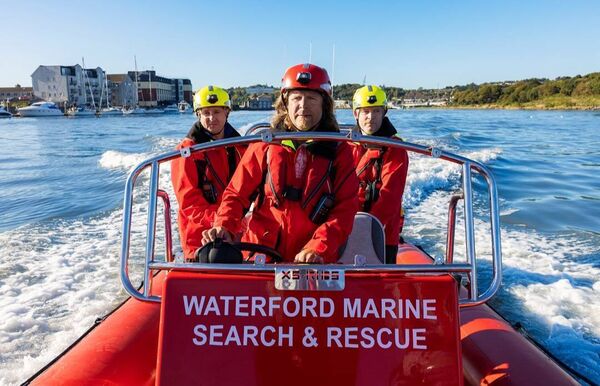 Waterford Marine Search and Rescue on the River Suir. Photo: Waterford Marine Search and Rescue
