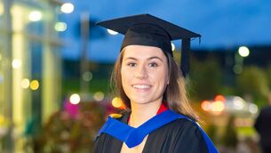 <p>Michelle McDonald graduated from SETU with a first class honours in the BSc in Agriculture. 	Photo Patrick Browne.</p>