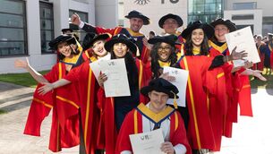 <p>A conferring at SETU’s Carlow campus 	 Photo: Mary Browne </p>