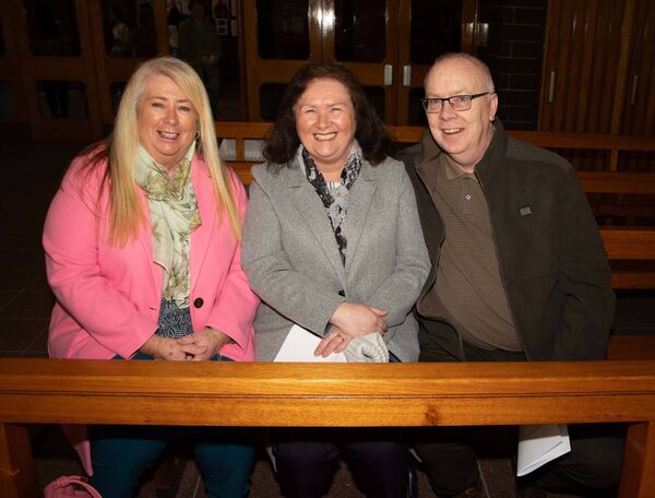 Attending were Valerie Murphy, Vivian Evans and Peter Murphy. Photo: John Power