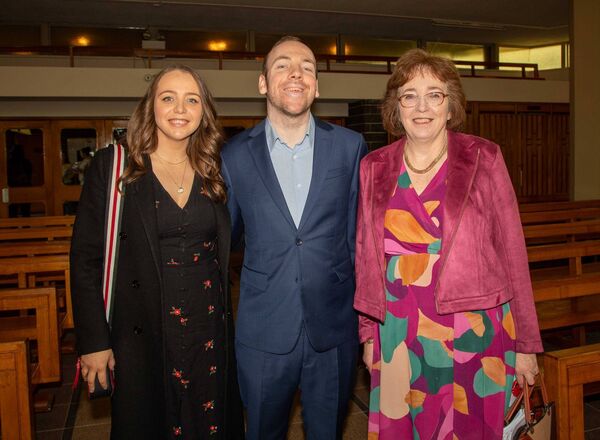 Attending were Ciara, Michael and Una Cooney. photo: John Power