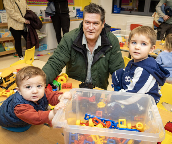 Noah, Tony and Zach, at Glór na Mara's open evening.