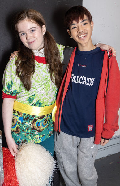  Back stage at Garter Lane for David Hennessy Stage School production of High School Musical. Photo: Joe Evans