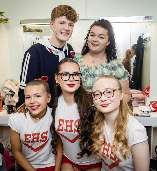  Back stage at Garter Lane for David Hennessy Stage School production of High School Musical. Photo: Joe Evans
