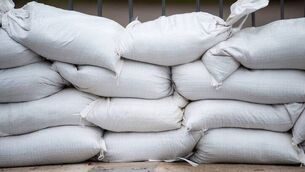 <p>Sandbags are available at Waterford City and County Council Depots in Dungarvan, Carrickphierish, Tramore and Leperstown. Stock Image. </p>