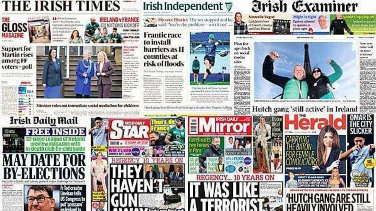 What the papers say: Thursday's front pages