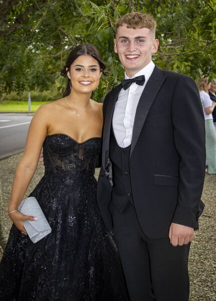 Molly Kearney and Cathal O'Sullivan, at St. Angela's Debs Ball. Photo: Joe Evans
