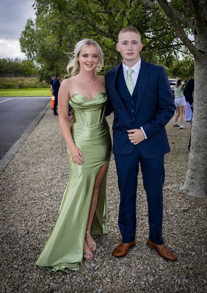 Mia Casey and Larry Doyle, at St. Angela's Debs Ball. Photo: Joe Evans