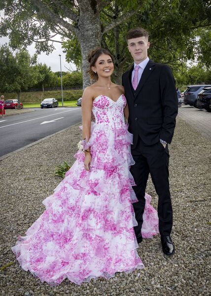 Alison Hutchinson and Calum Kennedy Dunphy, at St. Angela's Debs Ball. Photo: Joe Evans