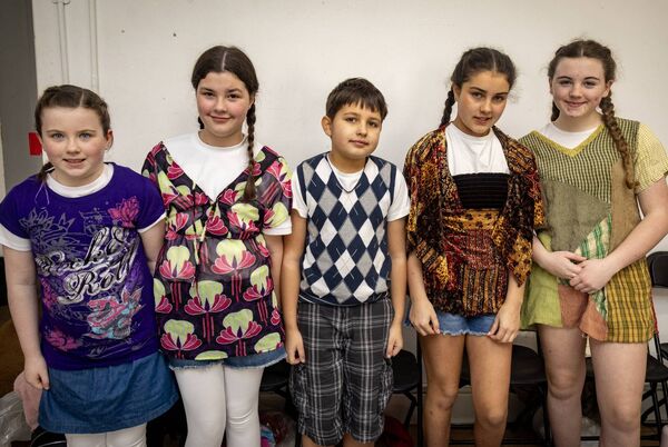 Back stage at Garter Lane for David Hennessy Stage School production of High School Musical. Photo: Joe Evans