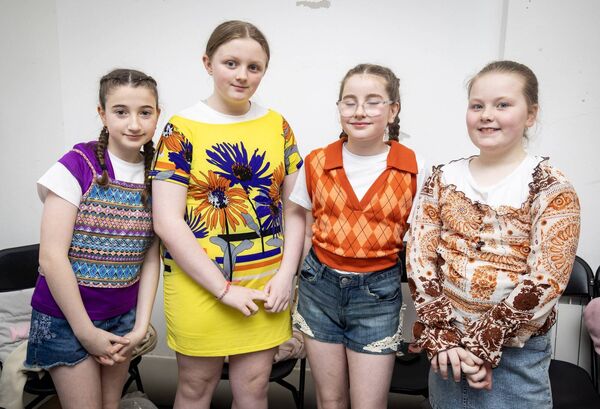 Back stage at Garter Lane for David Hennessy Stage School production of High School Musical. Photo: Joe Evans