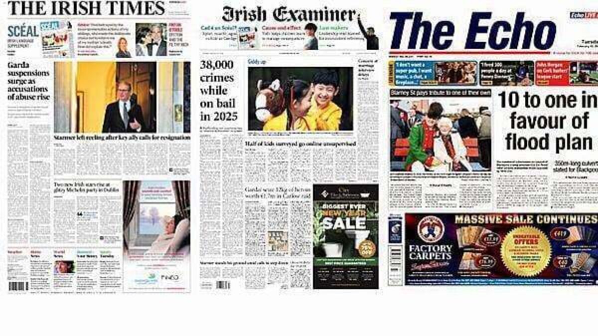 What the papers say: Tuesday's front pages