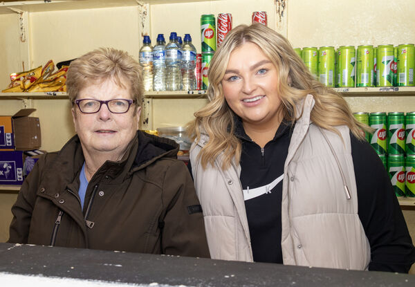  Eileen Nolan and Taylor Power at the shop for Portlaw Musical Society's production of Rapunzel &amp; The League of Princesses.