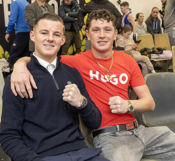  Michael O'Reilly and Danny O'Reilly at the Waterford/Tipperary County Boxing Championships hosted by Tramore BC.