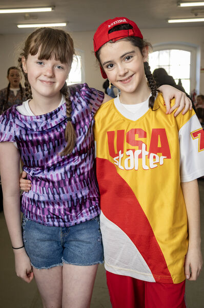  Back stage at Garter Lane for David Hennessy Stage School's production of High School Musical.