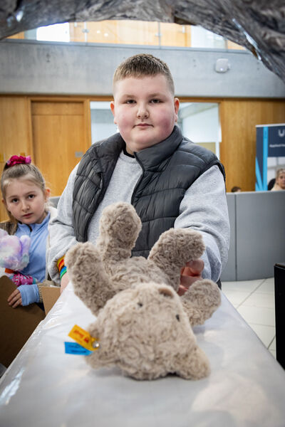  Michael at the Juniors for Juniors Teddy Bear Hospital.