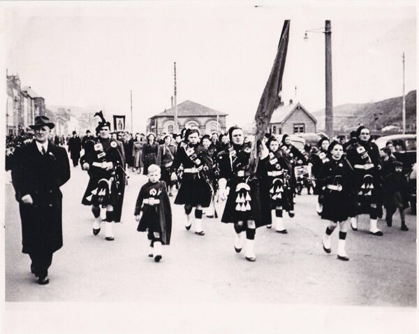 1950s Na Fianna Pipe Band.