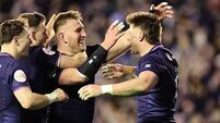 Scotland end England’s 12-game winning streak with four-try Calcutta Cup triumph