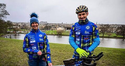 Wife of Doddie Weir takes on 750-mile cycle to raise money for his charity