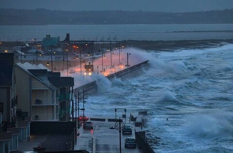 Heavy showers are expected at times, particularly over higher elevation in the south, southeast, east and northeast and Midlands