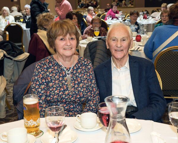 Attending were Alice James and John Thompson. Photo: John Power