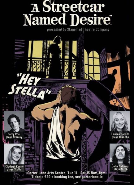 Stagemad’s twentieth anniversary production of ‘A Streetcar Named Desire’ was a November highlight. Stagemad’s twentieth anniversary production of ‘A Streetcar Named Desire’ was a November highlight.