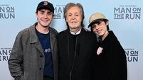 Paul Mescal poses with Gracie Abrams at Paul McCartney documentary screening