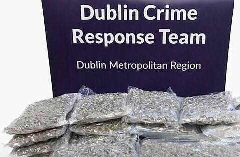 Man (20s) arrested after €500k of cannabis seized in Co Dublin ...