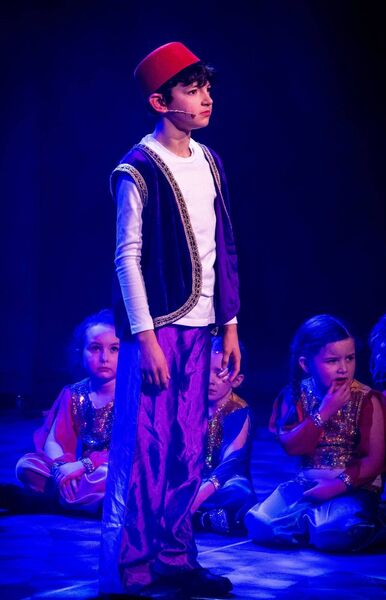 Pictured on stage for Waterford Centre of Music's Disney Aladdin Jr. Pictured on stage for Waterford Centre of Music's Disney Aladdin Jr.