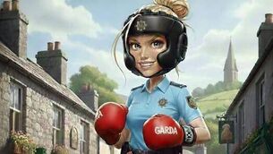 <p>Boxing Garda Gina Desmond will be carrying out community policing in County Waterford. Pic: An Garda Síochána Waterford FB</p>