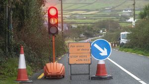Stop-go traffic management in place on busy Waterford road